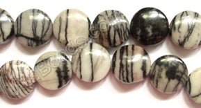 Matrix Jasper  -  Puff Coins  16"