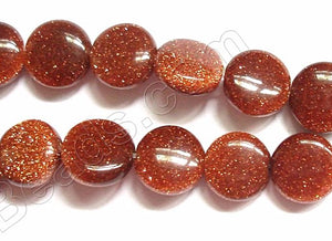 Goldstone  -  Puff Coins  16"