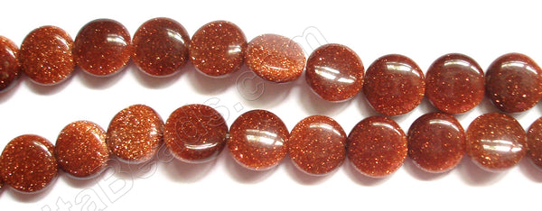 Goldstone  -  Puff Coins  16"