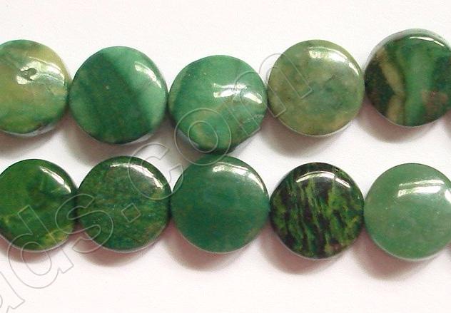 Africa Jade  -  Puff Coins  16"