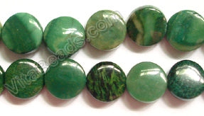 Africa Jade  -  Puff Coins  16"