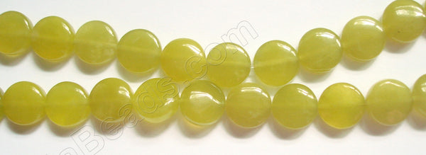 Olive Jade   -  Puff Coins  16"
