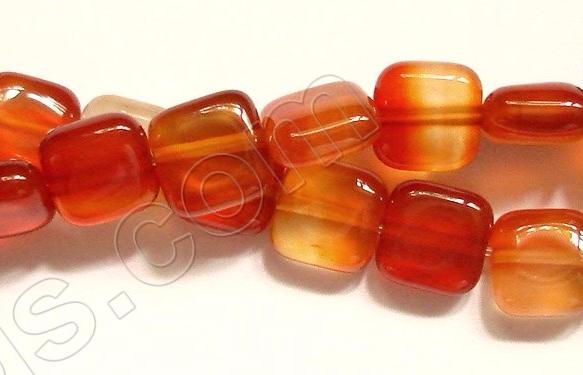 Natural Carnelian Dark  -  Puff Squares  16"