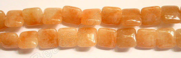 Red Aventurine (Light)  -  Puff Squares  16"