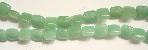 Green Aventurine (Light)  -  Puff Squares  16"