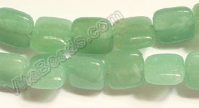 Green Aventurine (Light)  -  Puff Squares  16"