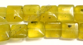 Korea Jade w/ Black Spot  -  Puff Squares  16"