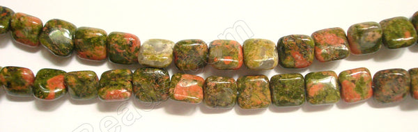 Unakite  -  Puff Squares  16"