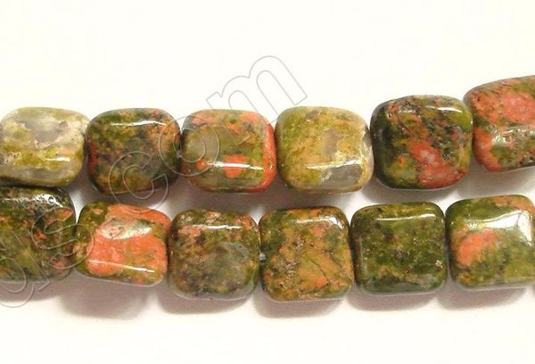 Unakite  -  Puff Squares  16"