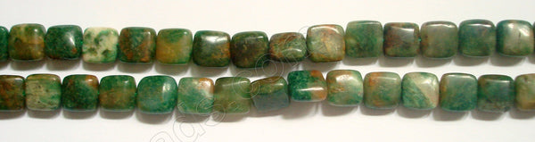 Africa Jade with Brown   -  Puff Square  16"