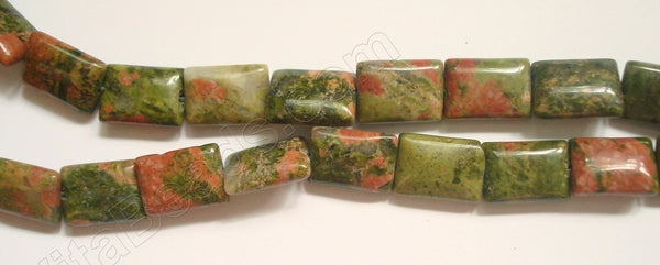 Unakite  -  Puff Rectangle  16"