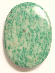 Pendant - Smooth Oval - Forest Agate