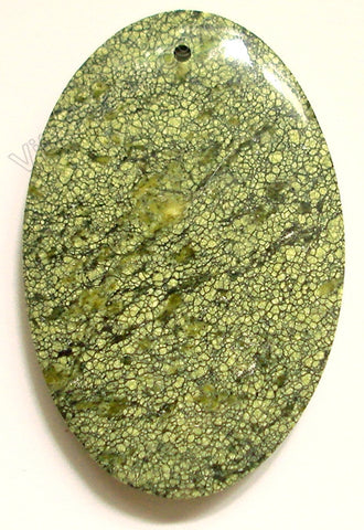 Pendant - Smooth Oval Russian Jade