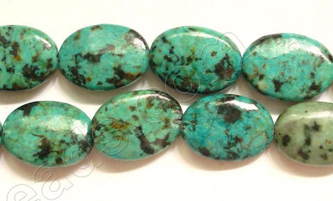 Africa Turquoise  - Puff Oval 16"