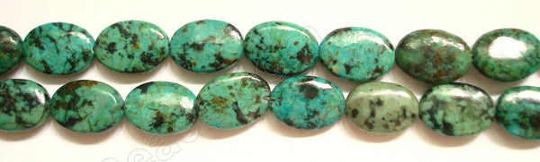 Africa Turquoise  - Puff Oval 16"