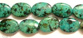 Africa Turquoise  - Puff Oval 16"