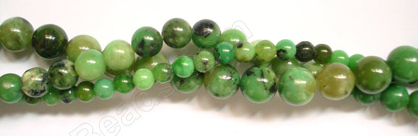 Chinese Chrysoprase AA - Smooth Round Beads  16"