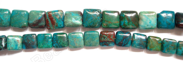 Chinese Chrysacolla  -  Puff Square  16"