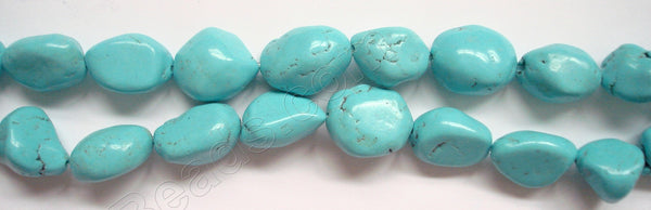 Cracked Chinese Turquoise  -  Free From Nuggets  16"