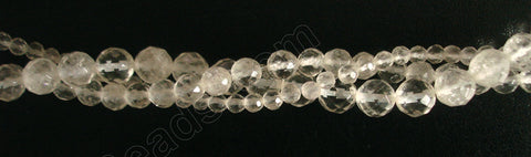 Crystal AB (Natural)  -  Faceted Round   16"