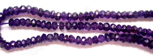 Amethyst (Dark)  -  Faceted Buttons 14"