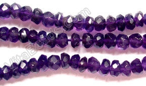 Amethyst (Dark)  -  Faceted Buttons 14"