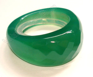 Green Onyx Ring Light Emerald