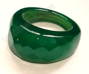 Green Onyx Ring Dark Emerald
