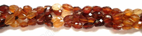Hessonite Garnet AA - 6-8mm Faceted Oval  15"