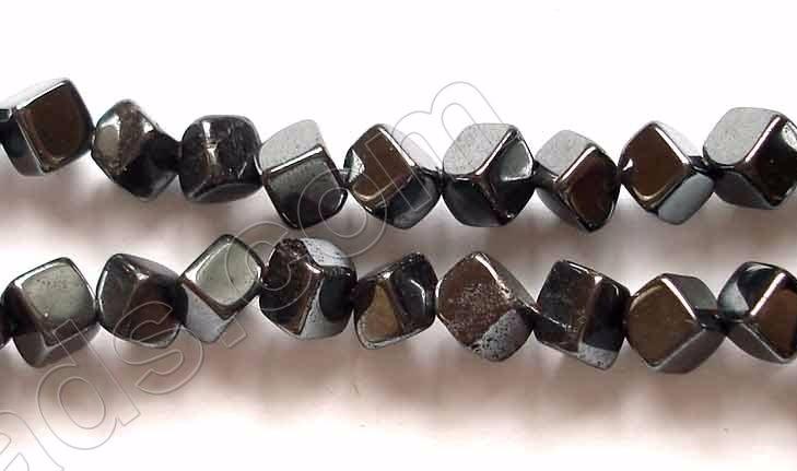 Hematite  -  Double Edge Square  16"