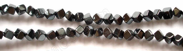 Hematite  -  Double Edge Square  16"