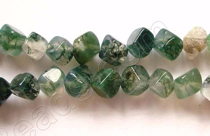 Moss Agate  -  Double Edge Square  16"