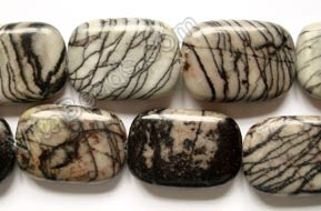 Matrix Jasper  -  Puff Rectangles 16"