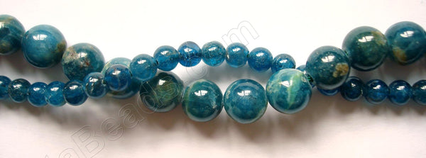 Apatite A  -  Smooth Round Beads  16"