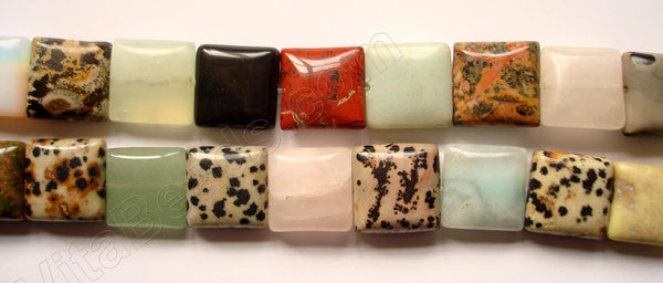 Mixed Stone -  Puff Squares 16"