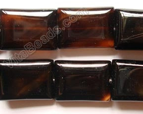 Black Onyx  -  Puff Rectangles  16"