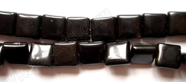 Black Onyx  -  Puff Squares  16"