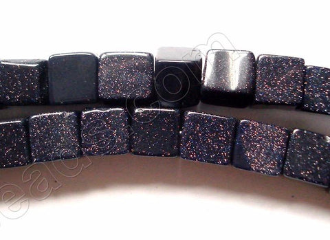 Blue Goldstone  -  Cube  16"