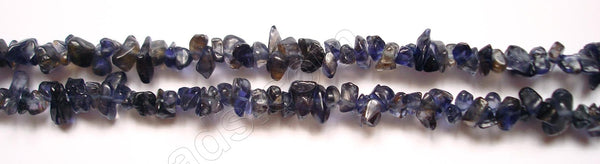Iolite  (India Made)  -  Chips 36"    5 - 7 mm