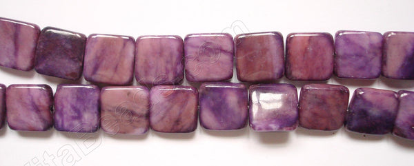 Purple Peace Stone -  Puff Squares  16"