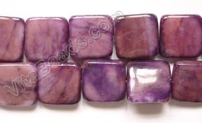 Purple Peace Stone -  Puff Squares  16"