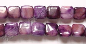 Purple Peace Stone -  Puff Squares  16"