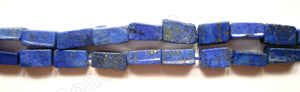Lapis Lazuli (Inida Natural)  -  Brick  14"    4 x 8 mm