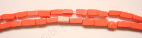 Pink Coral  -  Brick  14"    4 x 8 mm