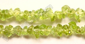 Peridot  - Chips 36"    4-6mm