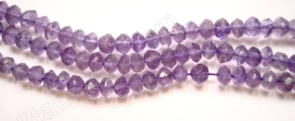 Amethyst (Light)  -  Faceted Buttons 14"