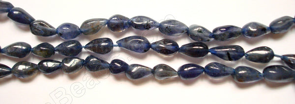 Iolite  -  Plain Drop 14"     5-8mm