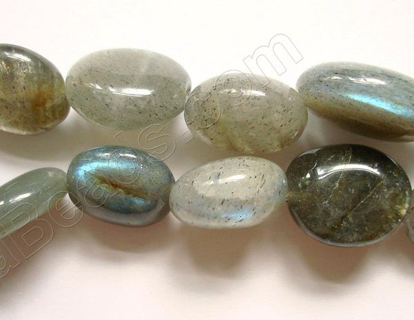 Labradorite A  -  Big Smooth Tumbles  16"