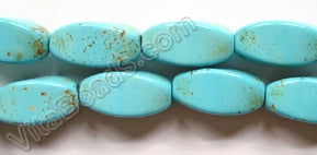 Cracked Chinese Turquoise  -  Twist  16"