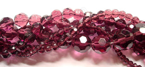 Red Fluorite Crystal  -  Faceted Round  14"